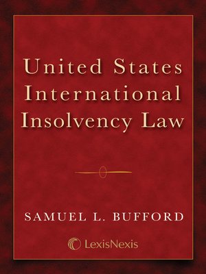 cover image of United States International Insolvency Law